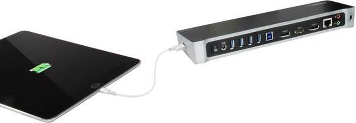 Usb hub startech usb3dockh2dp 9 orig - StarTech.com Usb3Dockh2Dp USB-A Dockingstation (zwart)