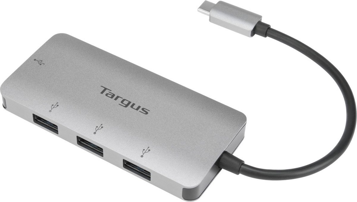 Usb hub targus ach226eu silver 2 orig - Targus Ach226Eu USB-C USB-hub (zilver)
