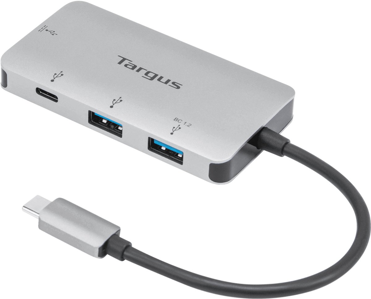 Usb hub targus ach228 3 orig - Targus Ach228 USB-C USB-hub (zilver)