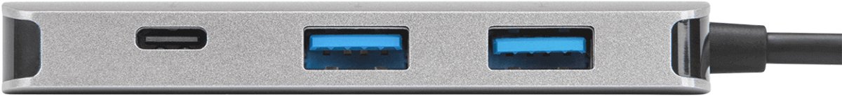 Usb hub targus ach228 6 orig - Targus Ach228 USB-C USB-hub (zilver)