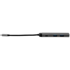 Verbatim 49140 interface hub usb 3 0 3 orig - Verbatim 49140 USB-C Dockingstation (grijs)