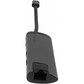 Verbatim 49141 interface hub usb 3 0 5 orig - Verbatim 49141 USB-C Dockingstation (zilver)