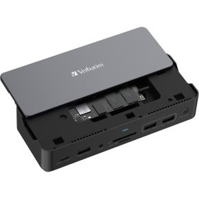 Verbatim cds 15s bedraad usb 3 2 3 orig - Verbatim 32173 USB-C Dockingstation (zwart)