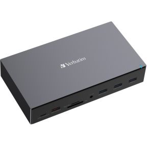 Verbatim cds 17 bedraad usb 3 2 2 orig - Verbatim 32172 USB-C Dockingstation (zwart)