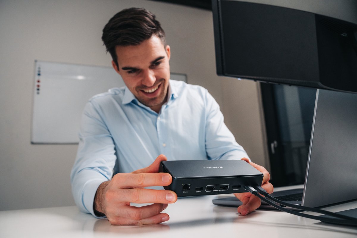 Verbatim pro cds 15ssd dockingstation 2 6 orig - Verbatim Pro Cds-15Ssd USB-C Dockingstation (zwart)