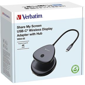 Verbatim usb c docking station en draad 4 orig - Verbatim 32147 USB-C Dockingstation