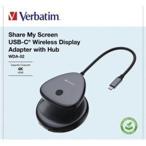 Verbatim usb c docking station en draad 5 orig - Verbatim 32147 USB-C Dockingstation
