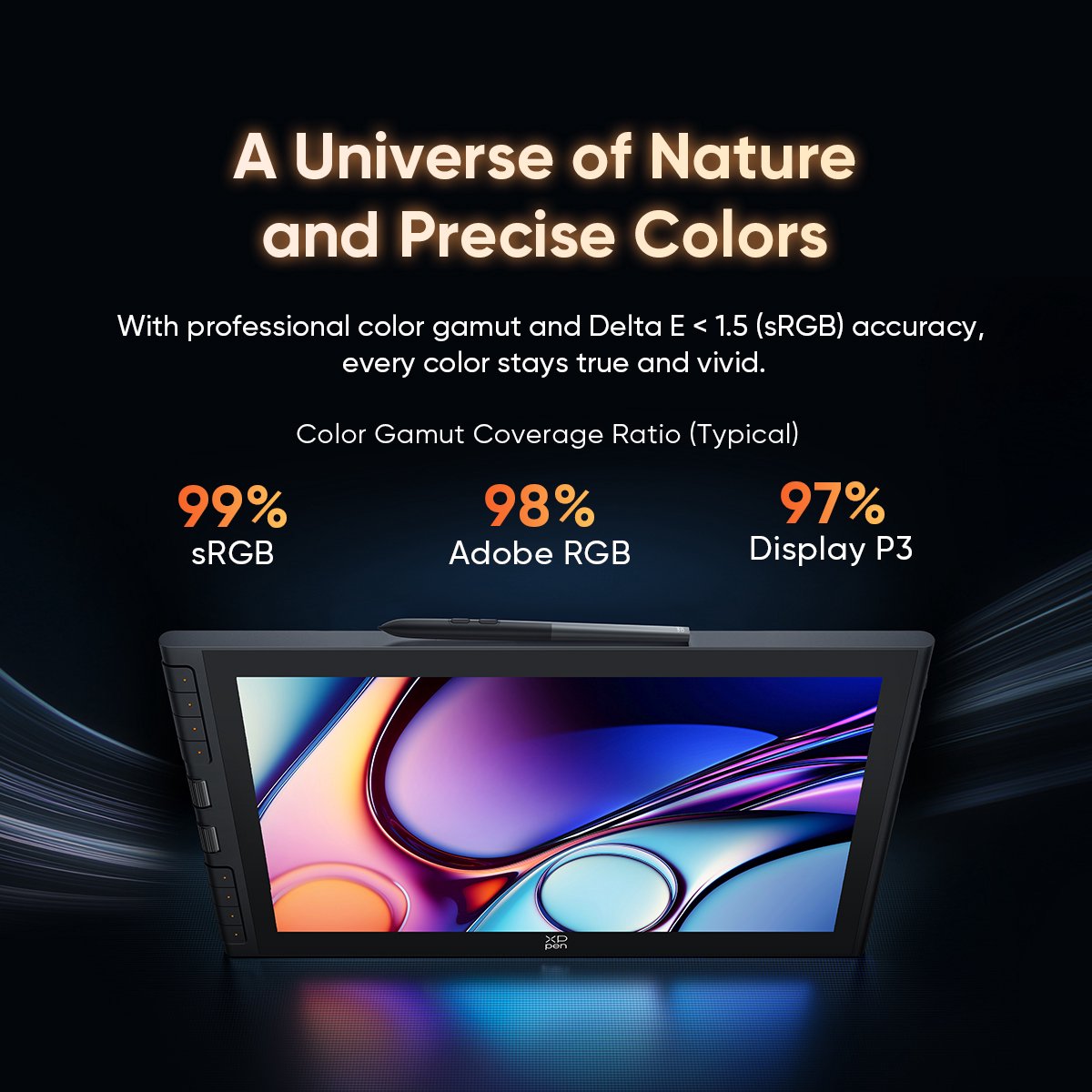 Xppen artist 16 3rd grafisch tablet 5 orig - XPPen Artist 16 3Rd Grafisch Tablet Met 15.4" Tekenscherm (zwart)