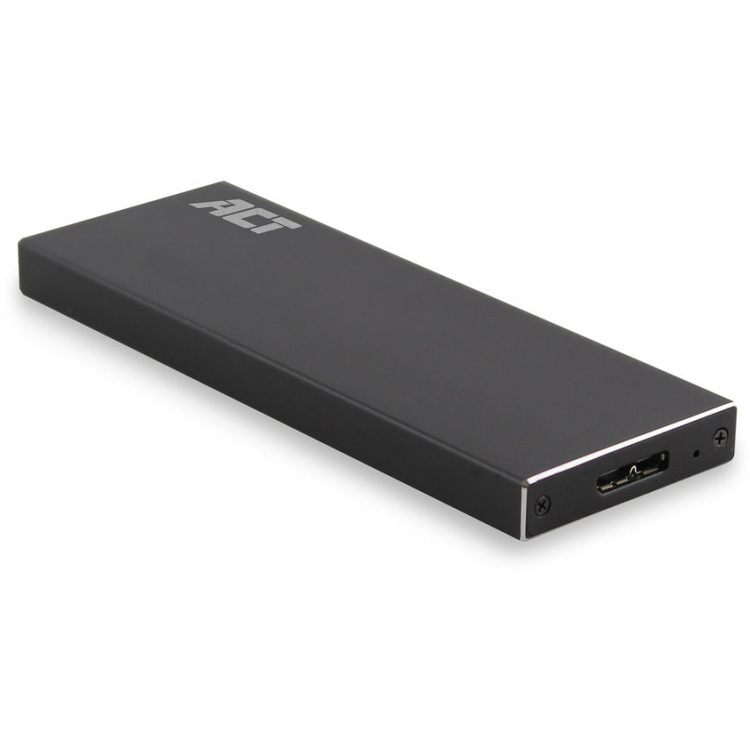 Act connectivity m 2 sata ssd behuizing externe 11 orig - ACT Connectivity M.2 SATA SSD USB-A 5Gbps Schijfbehuizing (zwart)
