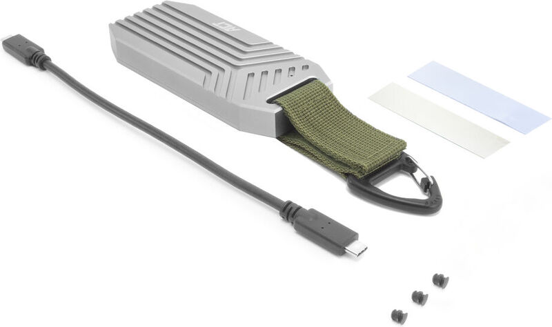 Act connectivity usb 40gbps m 2 2280 nvme 4 orig - ACT Connectivity USB M.2 2280 NVMe USB4 40Gbps Schijfbehuizing (grijs)