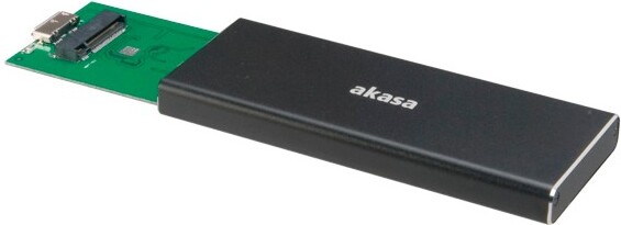 Akasa ak enu3m2 bk behuizing voor op 4 orig - Akasa Ak-Enu3M2-Bk Behuizing Voor USB-A 5Gbps Schijfbehuizing (zwart)