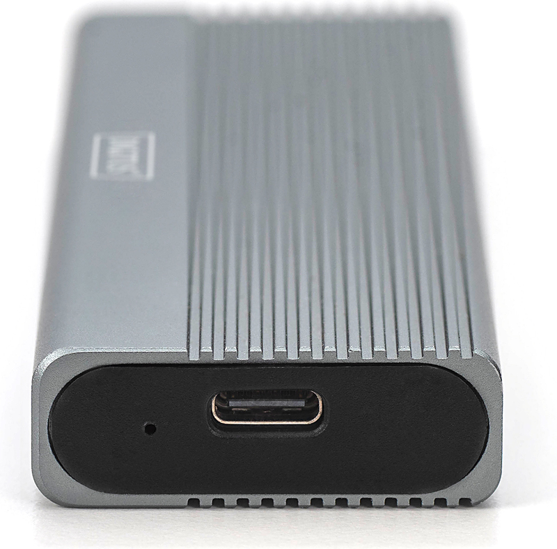Digitus da 71120 1 behuizing voor opsl 3 orig - Digitus DA-71120-1 USB-C 10Gbps Schijfbehuizing