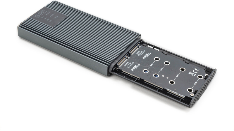 Digitus da 71559 behuizing voor opslag 2 orig - Digitus DA-71559 USB-C 40Gbps Schijfbehuizing