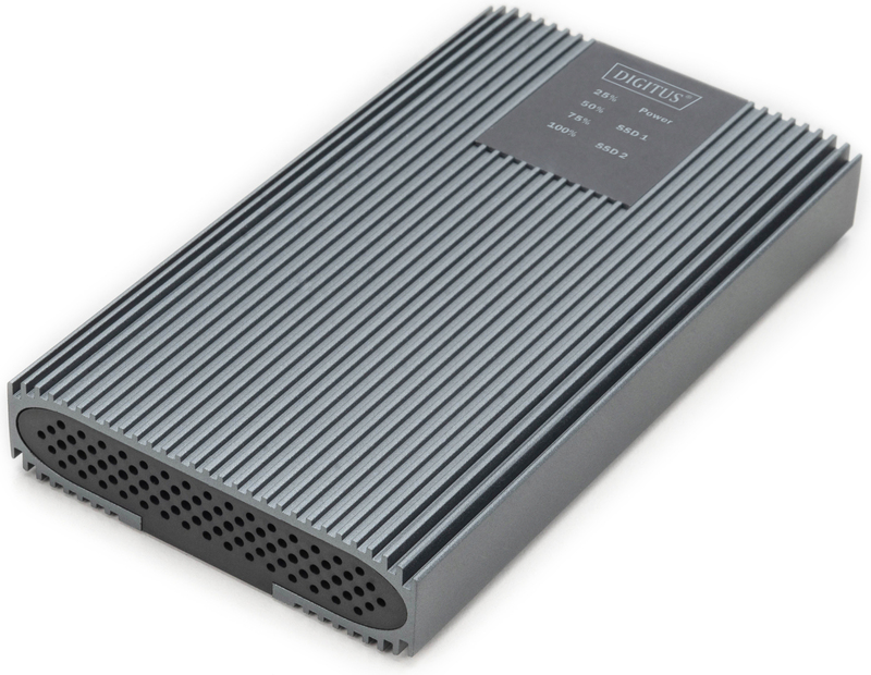 Digitus da 71559 behuizing voor opslag 5 orig - Digitus DA-71559 USB-C 40Gbps Schijfbehuizing