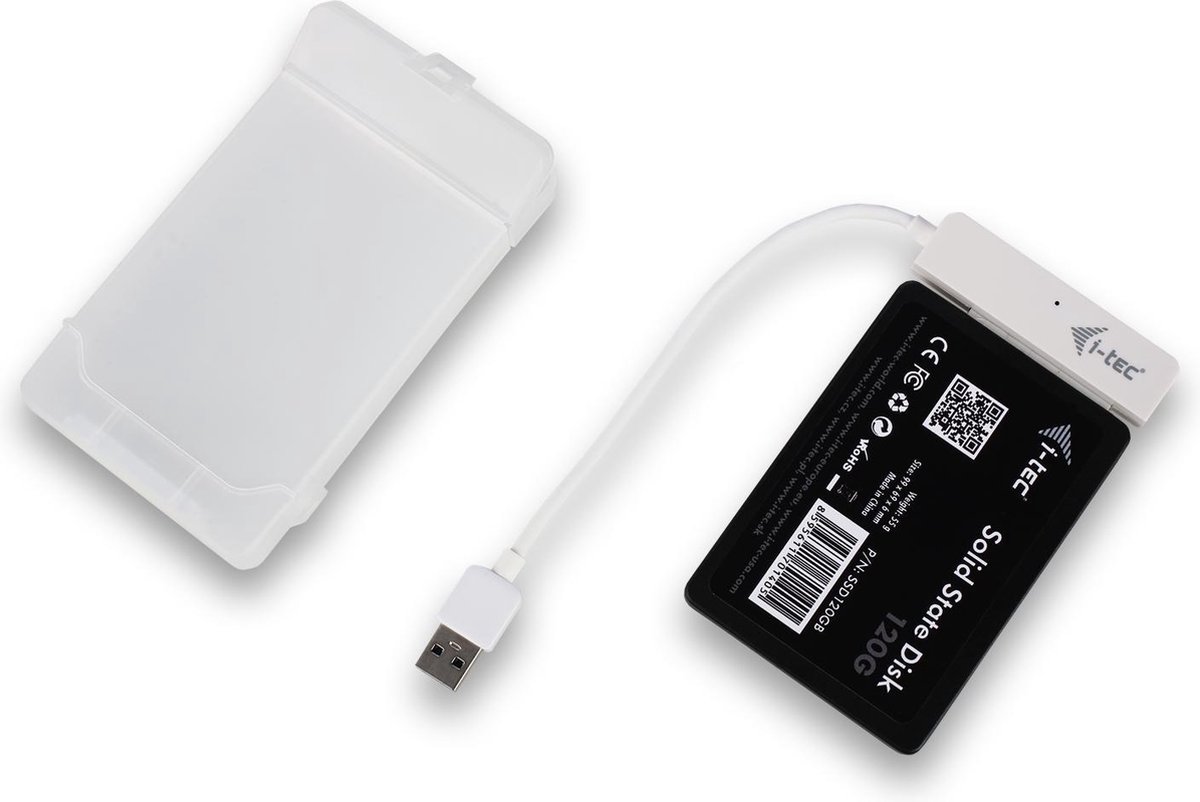 I tec mysafe usb 3 0 easy externe 4 orig - i-tec MySafe USB 3.0 Easy externe USB-A 5Gbps Schijfbehuizing (wit)