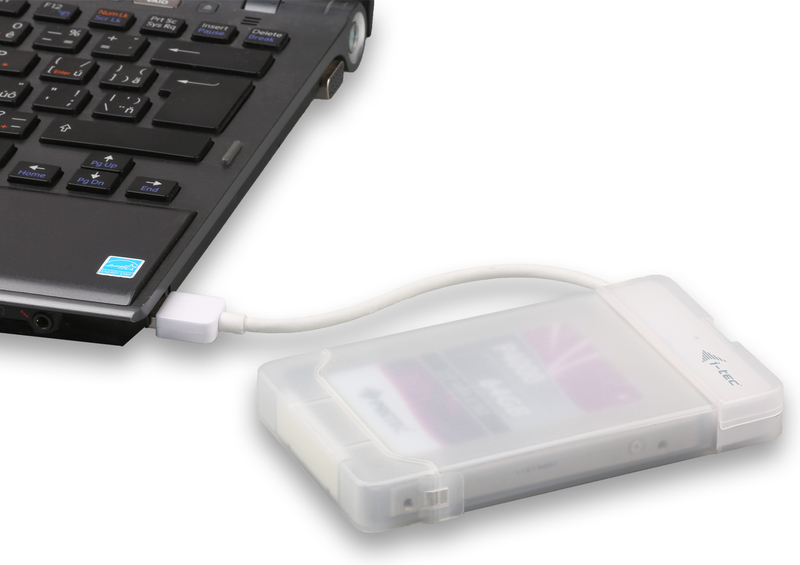 I tec mysafe usb 3 0 easy externe 9555726 5 orig - i-tec MySafe USB 3.0 Easy externe USB-A 5Gbps Schijfbehuizing (wit)