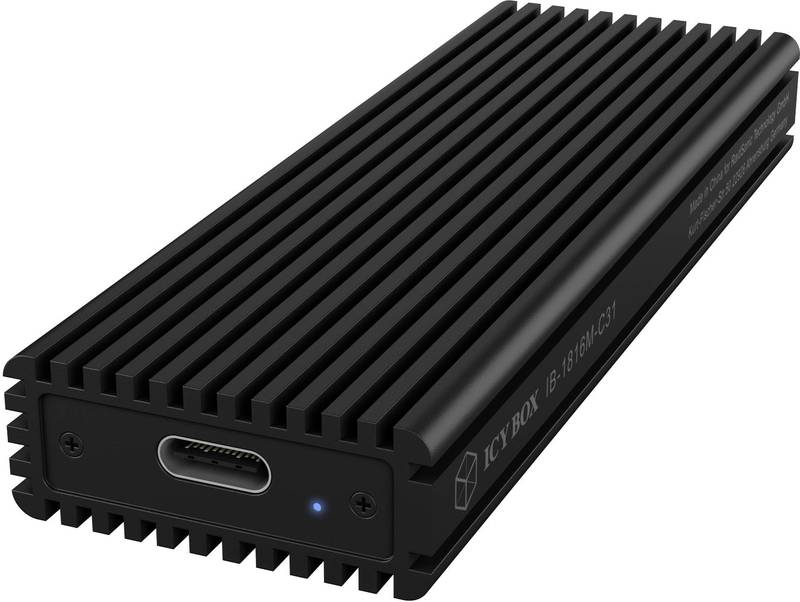 Icy box ib 1816m c31 externe behuizing 7 orig - ICY BOX IB-1816M-C31 externe USB-C 10Gbps Schijfbehuizing (zwart)