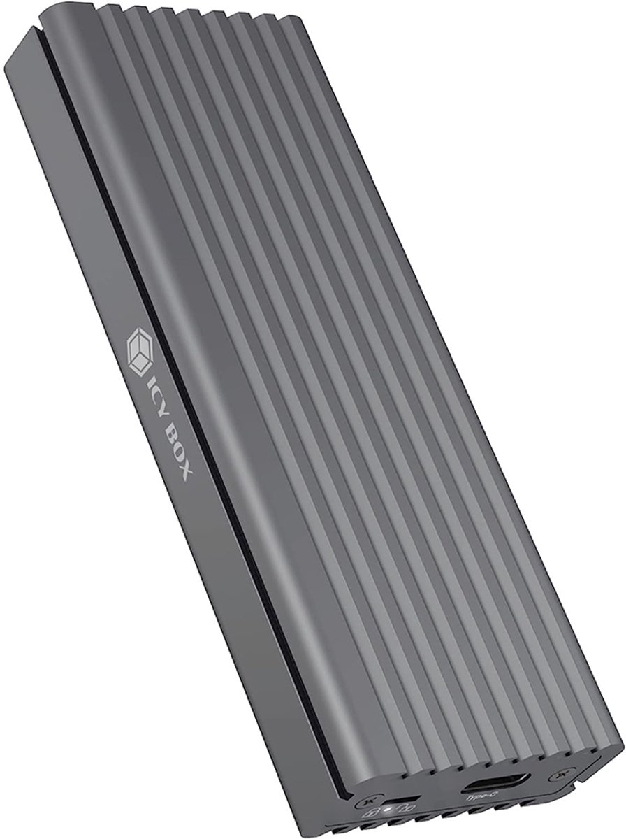 Icy box ib 1817mc c31 externe behuizin 2 orig - ICY BOX IB-1817MC-C31 externe USB-C 10Gbps Schijfbehuizing (zwart)