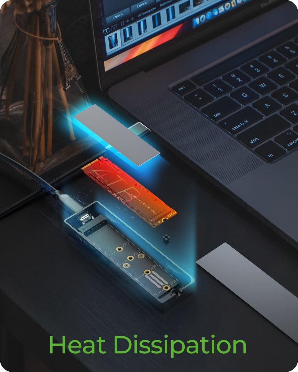 Icy box ib 1826mcl cu31 1 stuk 6 orig - ICY BOX IB-1826MCL-CU31 USB-C 10Gbps Schijfbehuizing (grijs)