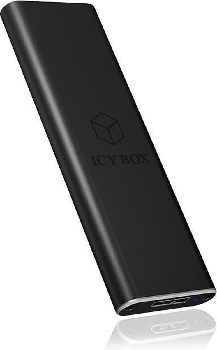 Icy box ib 183m2 externe behuizing voo 4 orig - ICY BOX IB-183M2 Externe behuizing USB-A 5Gbps Schijfbehuizing (zwart)