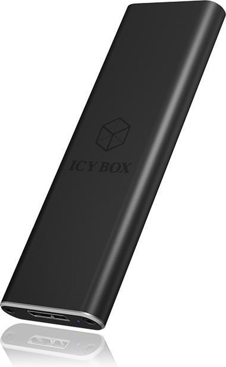 Icy box ib 183m2 externe behuizing voo 5 orig - ICY BOX IB-183M2 Externe behuizing USB-A 5Gbps Schijfbehuizing (zwart)