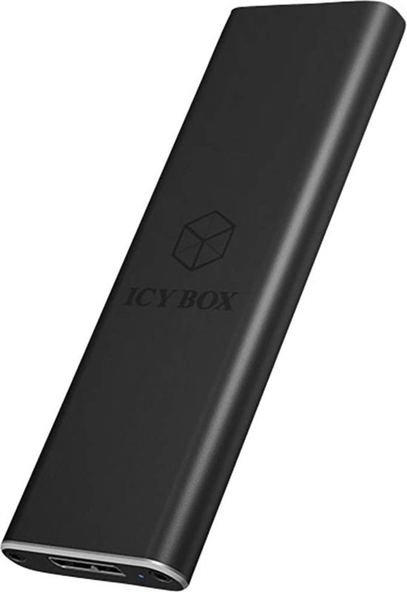 Icy box ib 183m2 externe behuizing voo 7 orig - ICY BOX IB-183M2 Externe behuizing USB-A 5Gbps Schijfbehuizing (zwart)