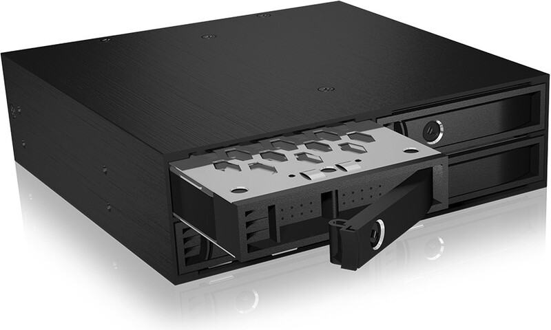 Icy box ib 2242ssk wisselframe 4 orig - ICY BOX IB-2242SSK Wisselframe (zwart)