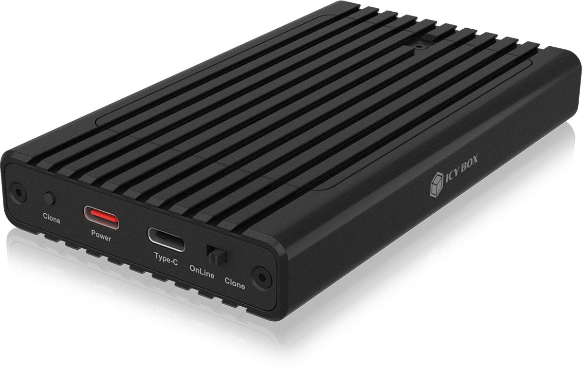 Icy box ib 2817mcl c31 behuizing voor 5 orig - ICY BOX IB-2817MCL-C31 Behuizing USB-C 10Gbps Schijfbehuizing (zwart)