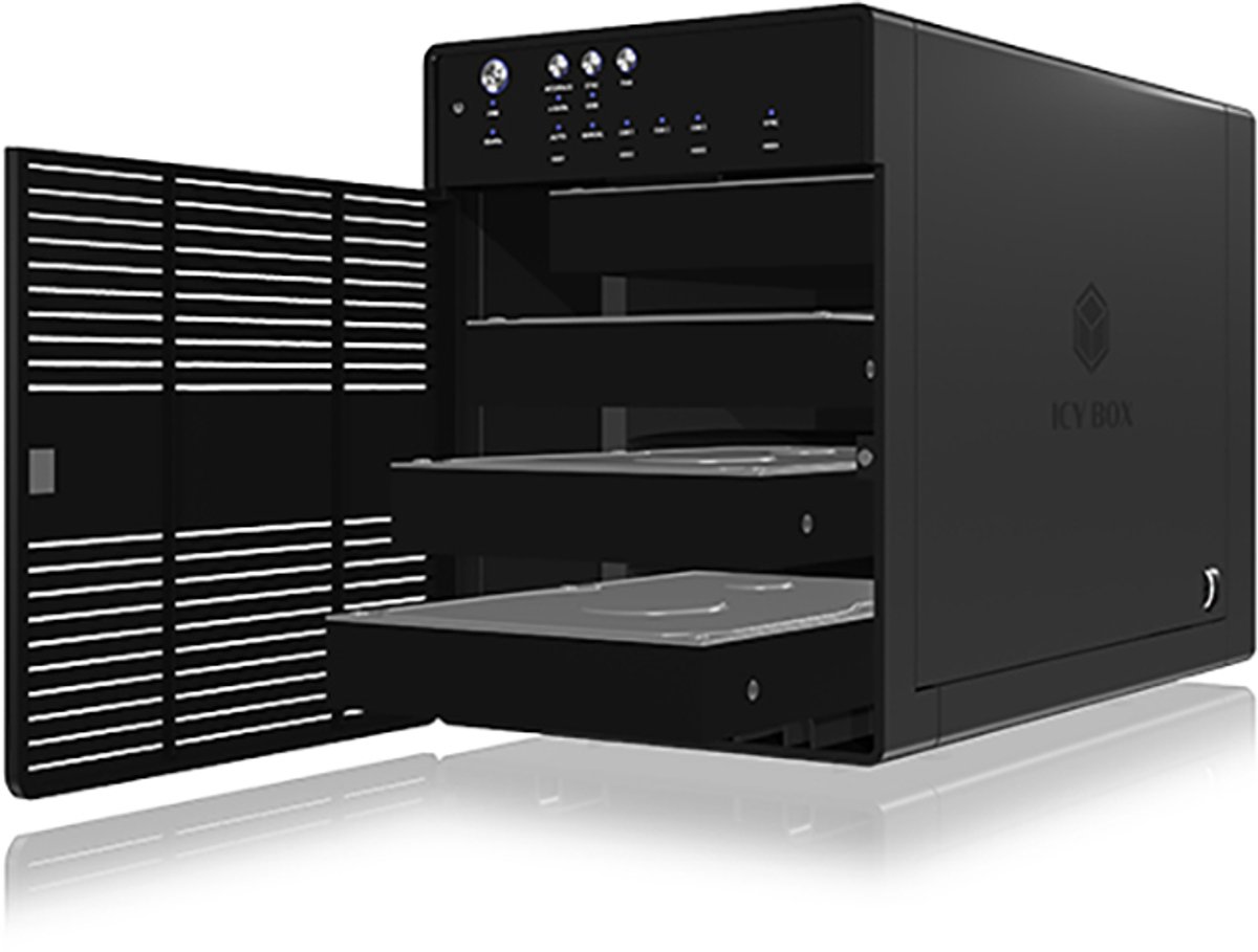 Icy box ib 3640su3 externe behuizing 2 orig - ICY BOX IB-3640SU3 externe USB-A 5Gbps Schijfbehuizing (zwart)
