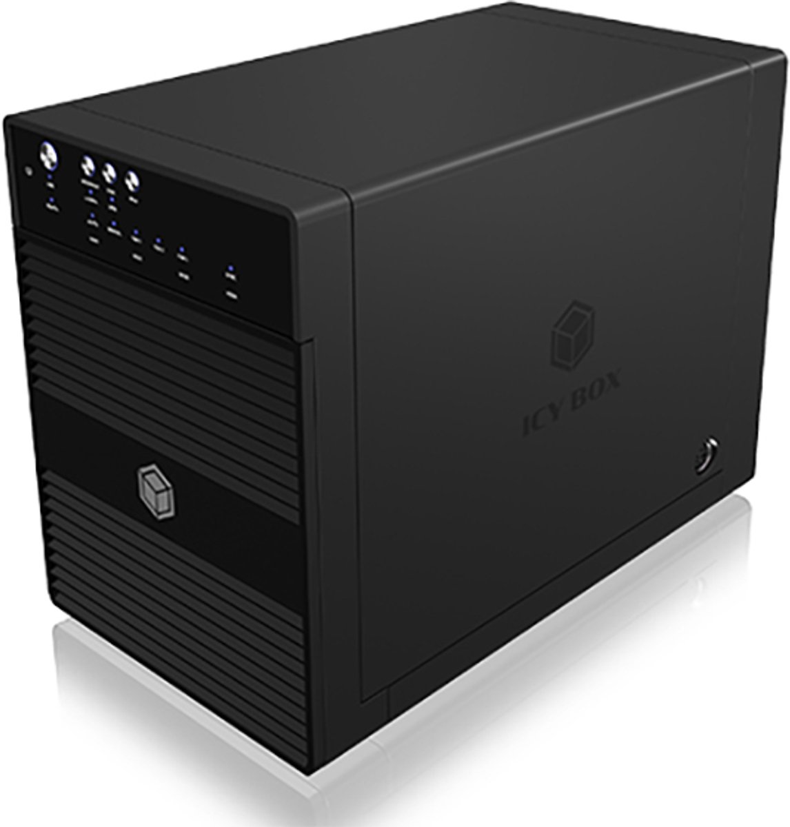 Icy box ib 3640su3 externe behuizing 3 orig - ICY BOX IB-3640SU3 externe USB-A 5Gbps Schijfbehuizing (zwart)
