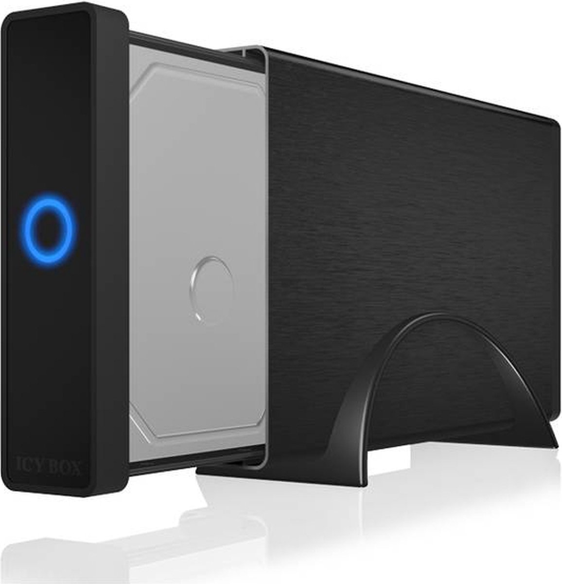 Icy box ib 377u3 externe behuizing 3 orig - ICY BOX IB-377U3 externe behuizing USB-A 5Gbps Schijfbehuizing (zwart)
