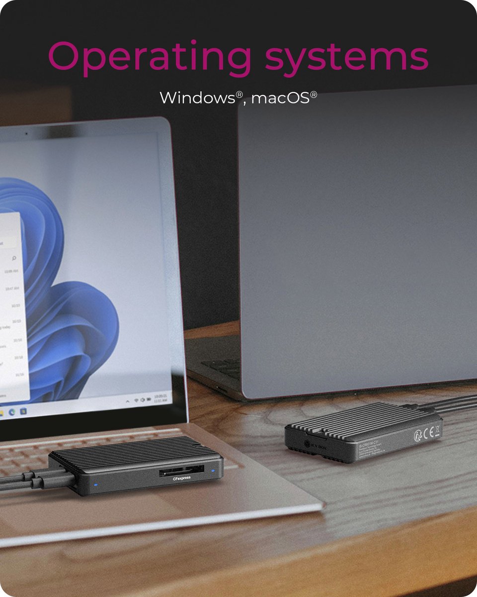 Icy box ib cr601m c31 externe behuizin 2 orig - ICY BOX IB-CR601M-C31 externe USB-C 10Gbps Schijfbehuizing (zwart)