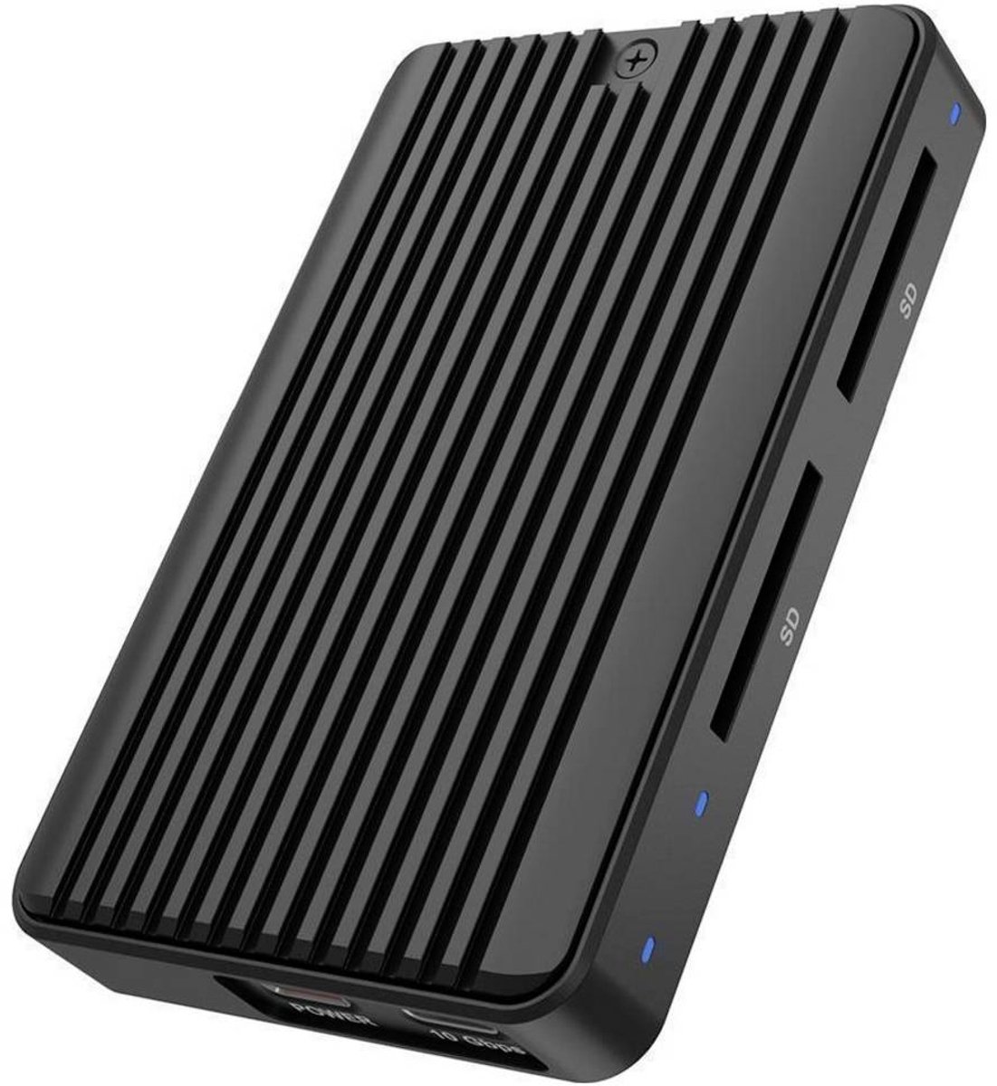 Icy box ib cr602m c31 externe behuizin 7 orig - ICY BOX IB-CR602M-C31 externe USB-C 10Gbps Schijfbehuizing (zwart)