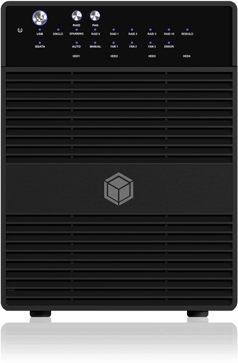 Icy box ib rd3640su3 externe behuizing 3 orig - ICY BOX IB-RD3640SU3 externe USB-A 5Gbps Schijfbehuizing (zwart)