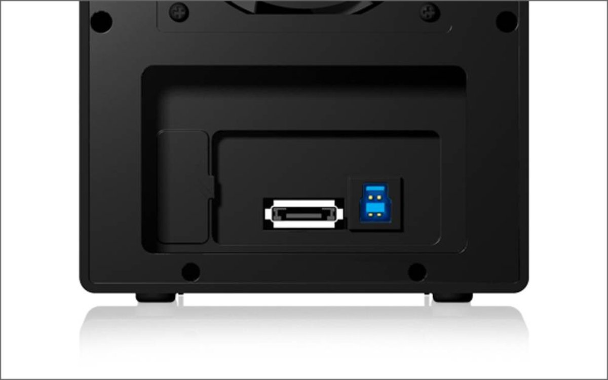 Icy box ib rd3640su3 externe behuizing 5 orig - ICY BOX IB-RD3640SU3 externe USB-A 5Gbps Schijfbehuizing (zwart)