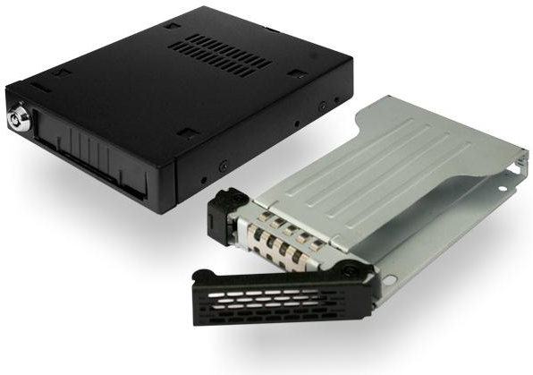 Icy dock 2 5 sata i ii iii 6 orig - Icy Dock 2,5' SATA I/II/III voor 3,5' Wisselframe (zwart)