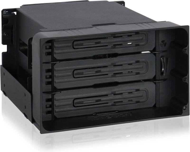 Icy dock flexidock mb830sp b wisselfram 3 orig - Icy Dock flexiDOCK MB830SP-B Wisselframe (zwart)