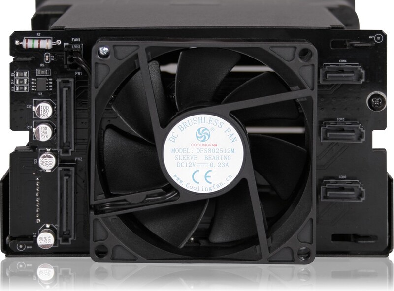 Icy dock flexidock mb830sp b wisselfram 7 orig - Icy Dock flexiDOCK MB830SP-B Wisselframe (zwart)