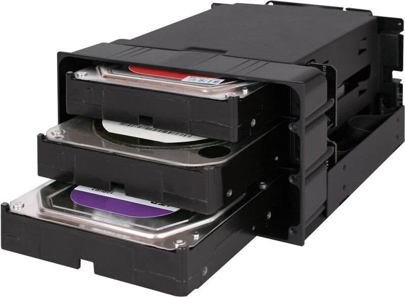 Icy dock flexidock mb830sp b wisselfram 8 orig - Icy Dock flexiDOCK MB830SP-B Wisselframe (zwart)