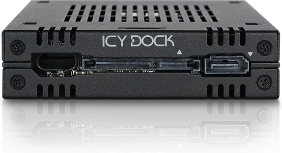 Icy dock mb742sp b wisselframe 2 orig - Icy Dock MB742SP-B Wisselframe (zwart)