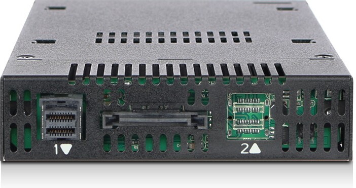 Icy dock tougharmor mb833m2k b wisselfr 2 orig - Icy Dock ToughArmor MB833M2K-B Wisselframe (zwart)