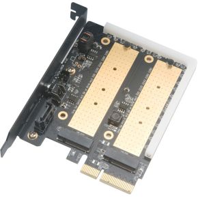 Akasa m 2 pci e sata led 2 orig - Akasa AK-PCCM2P-03 M.2-adapterkaart