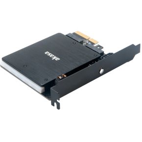 Akasa m 2 pci e sata led 5 orig - Akasa AK-PCCM2P-03 M.2-adapterkaart