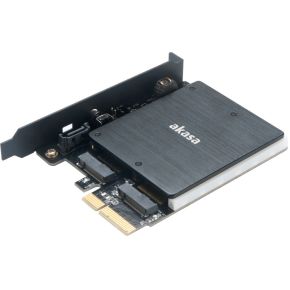 Akasa m 2 pci e sata led 6 orig - Akasa AK-PCCM2P-03 M.2-adapterkaart