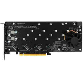 Asrock hyper quad m 2 2 orig - ASRock 90-MCA0G0-00UANZ M.2-adapterkaart