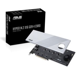 Asus hyper m 2 x16 gen 4 4 orig - ASUS 90MC08A0-M0EAY0 M.2-adapterkaart