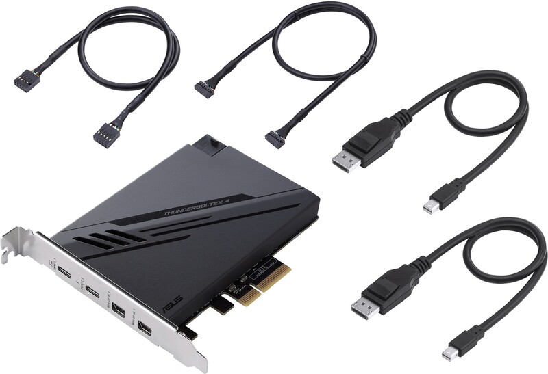 Asus thunderboltex 4 interfacekaart 4 orig - ASUS Thunderboltex 4 Interfacekaart/-Adapter Intern Mini USB-kaart