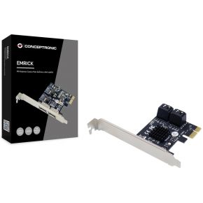 Conceptronic csata600exi pci express sata c 2 orig - Conceptronic CSATA600EXI 4-poorts Opslagcontroller