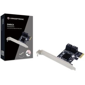 Conceptronic emrick03g interfacekaart adapt 3 orig - Conceptronic EMRICK03GNEUEVERSION 4-poorts Opslagcontroller