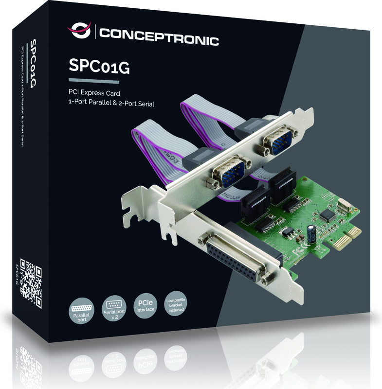 Conceptronic spc01g interfacekaart adapter 3 orig - Conceptronic SPC01G Seriële kaart